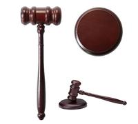 Marteau de Juge, Maillets en Bois, Marteau de Vente aux Enchères, Ensemble de Outils en Bois, pour Juge, Avocat, Tribunal aux Enchères, Entreprise