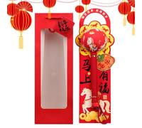 Marteau De Massage En Bâton - Tradition Chinoise | Conçu à Base de Matériaux Végétaux,Pour Célébration Du Nouvel An Chinois Rassemblement Réunion Annuelle D'Entreprise Amis Famille