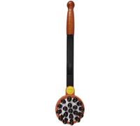 Marteau de Massage en Bois à Double Face, Poignée Ergonomique | Bambou et Bois, Billes Sculptées, Usage Manuel pour Nuque et Voûtes Plantaires, Récupération à Domicile