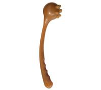 Marteau de Massage en Silicone pour Cou et Épaules, Marron | Usage à Domicile Spa, Prise Sécurisée, Surface Saillante, Détente Musculaire pour Parents et Aidants