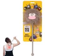 Marteau de massage manuel de dessin animé - Marteau de massage manuel en peluche - Masseur mignon - Bâton de massage doux - Bâton de massage de dessin animé pour l'épaule et le dos