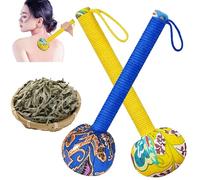 Marteau de massage manuel, marteau for tout le corps, for mal dos, modèle breveté 2P bleu et jaune