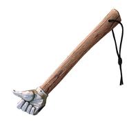 Marteau de poing en acier inoxydable antidérapant pour situations d'urgence, manche en bois haute dureté, marteau à main de collection