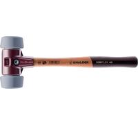 Marteau de protection SIMPLEX, 50:40, TPE-mid ; avec boîtier en fonte malléable et manche en bois de qualité | D=50 mm | 3003.051