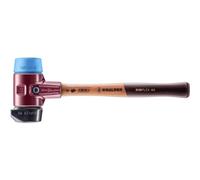 Marteau de protection SIMPLEX, composition de caoutchouc, avec pied / TPE-soft ; avec boîtier en fonte malléable et manche en bois de haute qualité | D=60 mm | 3012.260