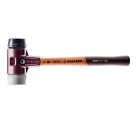 Marteau de protection SIMPLEX, composition TPE-mid / caoutchouc ; avec corps en fonte malléable et manche en bois de qualité | D=60 mm | 3023.060