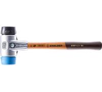 Marteau de protection Simplex, composition TPE-soft / caoutchouc ; avec boîtier en aluminium et manche en bois de qualité | D=60 mm | 3112.060
