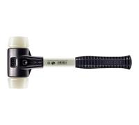 Marteau de protection SIMPLEX, nylon ; avec corps renforcé en fonte malléable et manche en fibre de verre | D=80 mm | 3708.080