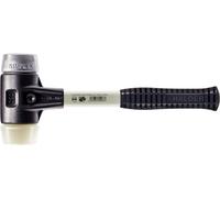 Marteau de protection Simplex, nylon / métal mou ; avec boîtier renforcé en fonte malléable et manche en fibre de verre | D=60 mm | 3789.060
