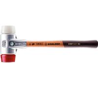 Marteau de protection Simplex, plastique / superplastique ; avec boîtier en aluminium et manche en bois de qualité | D=30 mm | 3167.030