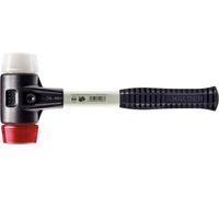 Marteau de protection Simplex, plastique / superplastique ; avec boîtier renforcé en fonte malléable et manche en fibre de verre | D=60 mm | 3767.060