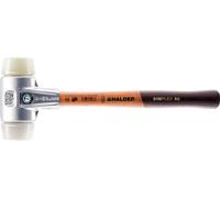 Marteau de protection SIMPLEX, superplastique / nylon ; avec boîtier en aluminium et manche en bois de qualité | D=30 mm | 3178.030