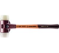 Maillet HALDER SIMPLEX Superplastique / nylon avec boîtier en fonte malléable et manche en bois - D=50 mm - 3078.050