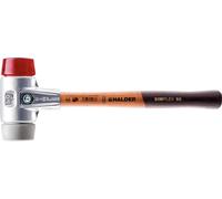 Maillet HALDER SIMPLEX TPE moyen / plastique avec boîtier en aluminium et manche en bois - D=60 mm - 3136.060