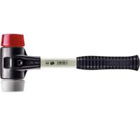 Maillet HALDER SIMPLEX TPE moyen / plastique avec boîtier en fonte malléable renforcée et manche en fibre de verre - D=50 mm - 3736.050