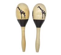Marteau de sable en bois dur massif - Maracas - Hochet percussion - Instrument de musique - Jouet éducatif à la main