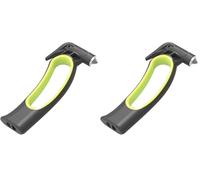 Marteau de Secours Brise vitre et Coupe Ceinture, resqhammer Neon (Lot de 2)