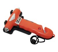 Marteau de secours HP Autozubehör 10659 avec support, coupe-ceinture,