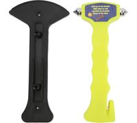 marteau de sécurité 2 en 1 brise-vitre coupe-ceinture de sécurité outil d'évacuation d'urgence lumineux pour bus, train, voiture