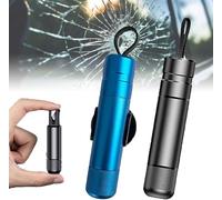 Marteau De SéCurité Hammerdex, Marteau De SéCurité Brise-Verre Sous L'Eau, Outil De SéCurité Automobile Hammerdex, Outil D'éVacuation D'Urgence (Bleu +Noir)