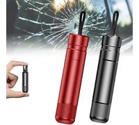 Marteau De SéCurité Hammerdex, Marteau De SéCurité Brise-Verre Sous L'Eau, Outil De SéCurité Automobile Hammerdex, Outil D'éVacuation D'Urgence (Rouge +Noir)