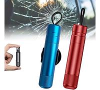 Marteau De SéCurité Hammerdex, Marteau De SéCurité Brise-Verre Sous L'Eau, Outil De SéCurité Automobile Hammerdex, Outil D'éVacuation D'Urgence (Bleu +Rouge)