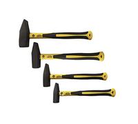Marteau de serrurier avec manche en fibre de verre 300/500/800/1000 4 pièces