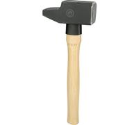Marteau de serrurier KS TOOLS Werkzeuge-Maschinen GmbH, manche en hickory, forme française, 2000g (142.1034)