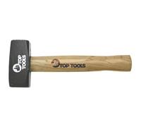 Masse Double Face Top Tools 1 250 G - Manche En Bois Massif