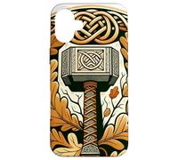Marteau de Thor et Feuilles de chêne Thor Norse Coque pour iPhone 16 Plus
