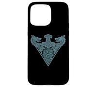 Marteau de Thor Loup d'Odin Triquetra Symbole Viking Coque pour iPhone 15 Pro Max