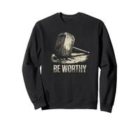 Marteau de Thor Mjölnir Be Worthy Mythologie Nordique Sweatshirt