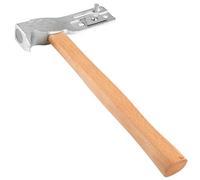 Marteau de toiture attrayant avec visage attrayant pour une manipulation facile des onguis, poignée rembourrée en bois et coupe-toit contre l'oxydation Poignée de réduction de défaite