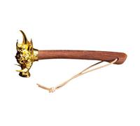 Marteau décoratif multifonction en acier avec poignée en bois résistant à l'usure Convient pour les situations d'urgence et les tâches quotidiennes Marteau de voiture