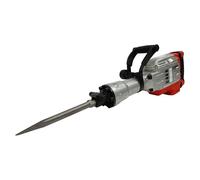 Marteau démolisseur 1700W 60J 1900bpm 220V avec 2 burins | ABS, fer, aluminium et acier allié ; poignée supplémentaire à 360°, câble de 3 m, étui de transport et bouteille d'huile