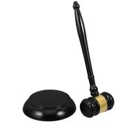 Marteau d'enchères | Marteau en bois for avocat, marteau de juge, stockage Compact gravé, vente aux enchères Portable