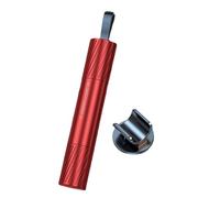 Marteau d'évasion sécurité véhicule avec Brise-fenêtre & ciseau de Ceinture, Marteau de Secours pour Crises,Red