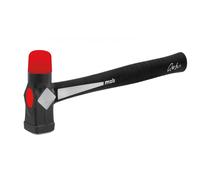 Marteau duo embout tpe rouge manche carbon - MOB - 0390329701