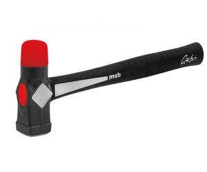 Marteau duo embout tpe rouge manche carbon Ø 40 - MOB - 0390409701