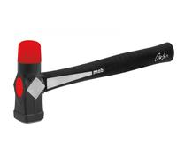 Marteau duo embout tpe rouge manche carbon Ø 40 - MOB - 0390409701