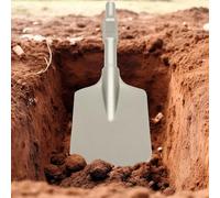 Marteau électrique hexagonal en acier, pelle de jardin portable, pelle à main, large burin 44 x 13,5 cm, facile à transporter