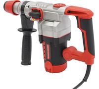 marteau électrique rotatif 2200W, vitesse 0-930 tr/min, 6 mèches incluses, rouge