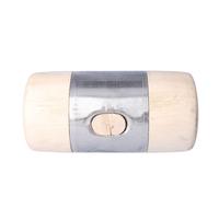 Marteau en bois de fabrication excellente avec tête de marteau en hêtre blanc et enveloppe métallique pressée 60x160mm/pour ferblantiers, serruriers-plombiers-couvreurs