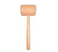 Marteau en Bois Maillet en bois, outil à main, marteau de hêtre Durable, Malle professionnelle Portable for l'artisanat du cuir pour Installer Divers Meubles en Bois(24CM)