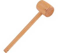 Marteau en bois massif -Outils d'artisanat en cuir sculpter hêtre fait à la main DIY Carpenter Hammer Mallet