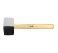 Marteau en caoutchouc 63 mm 680 g noir blanc caoutchouc 25-068