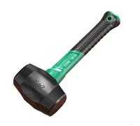 Marteau en caoutchouc solide pour installation de carrelage et tâches de soufflage doux - Maillet élastique non marquant avec poignée confortable, outil à main d'atelier robuste pour sol (B)