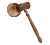Marteau et bloc en bois pour commissaire-priseur - Idéal pour les juges, les avocats, les enchères, les tribunaux, les entreprises et les étudiants
