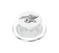 Marteau et Enclume Forgeron Outils d'atelier Gravure sur Bois PopSockets PopGrip pour MagSafe