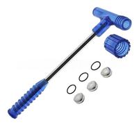 Marteau extracteur de balles avec trois jeux de pinces, connexions de dissolvant de munitions, adapté pour. 17 à 50-70 coups de balles Blue